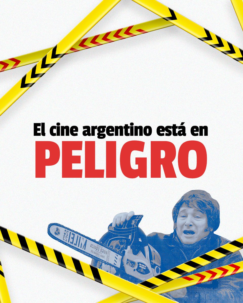 ¡No al vaciamiento del #INCAA! ✊

👉 La resolución dispuesta por el nuevo presidente del INCAA, impone la paralización total de un ente que no solo se autofinancia sino que genera miles de empleos en el país.

🇦🇷 Hoy más que nunca apoyamos al #CineArgentino en esta lucha.