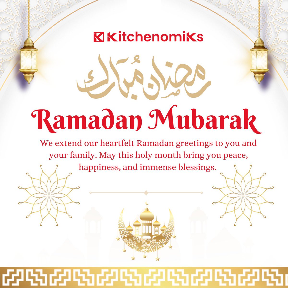 We wish you and your loved ones a blessed Ramadan. 

#ramadan #2024 #kitchenomiks #omanstartup #cloudkitchens #foodtech