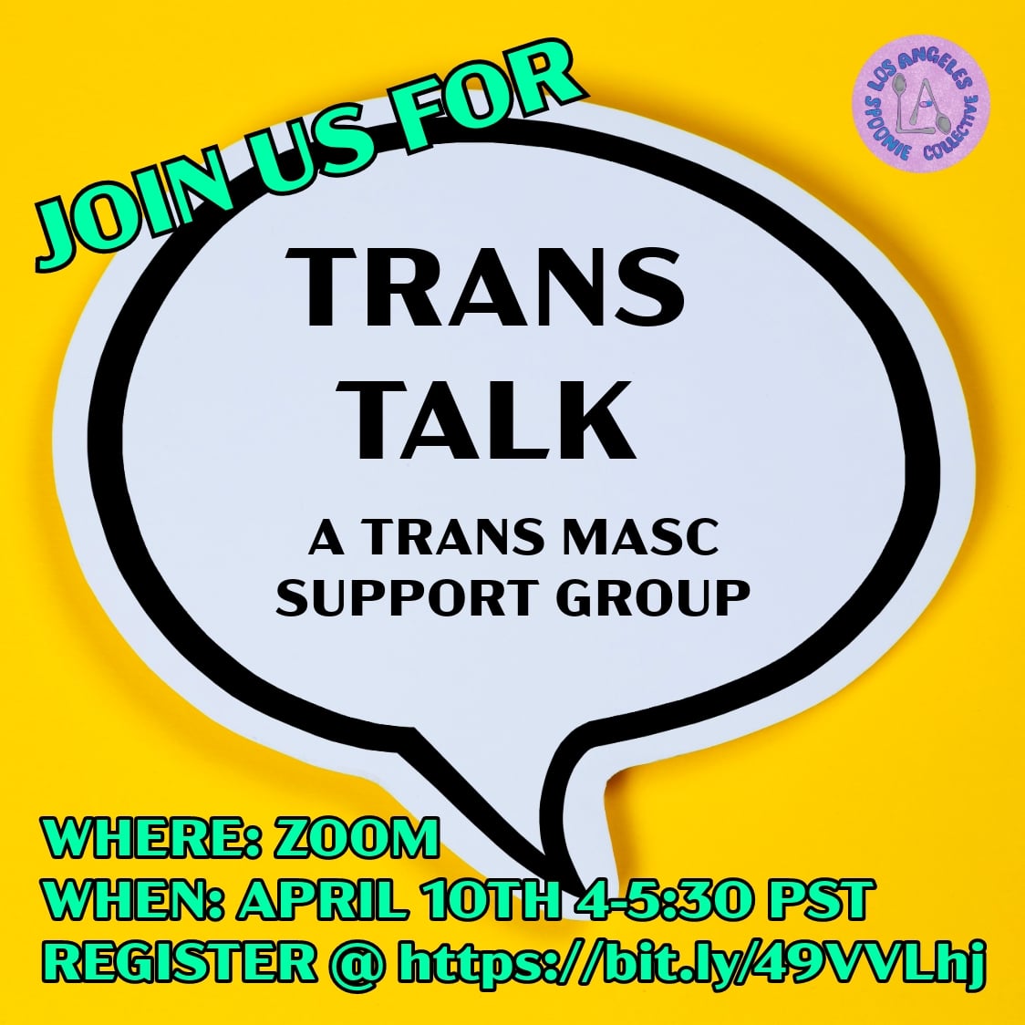 LaSpoonies's tweet image. Let us know by today, March 11th, if you&apos;ll need ASL interpretation.

#TransMasc #TransMasculine #TransSupportGroup #TransTalk