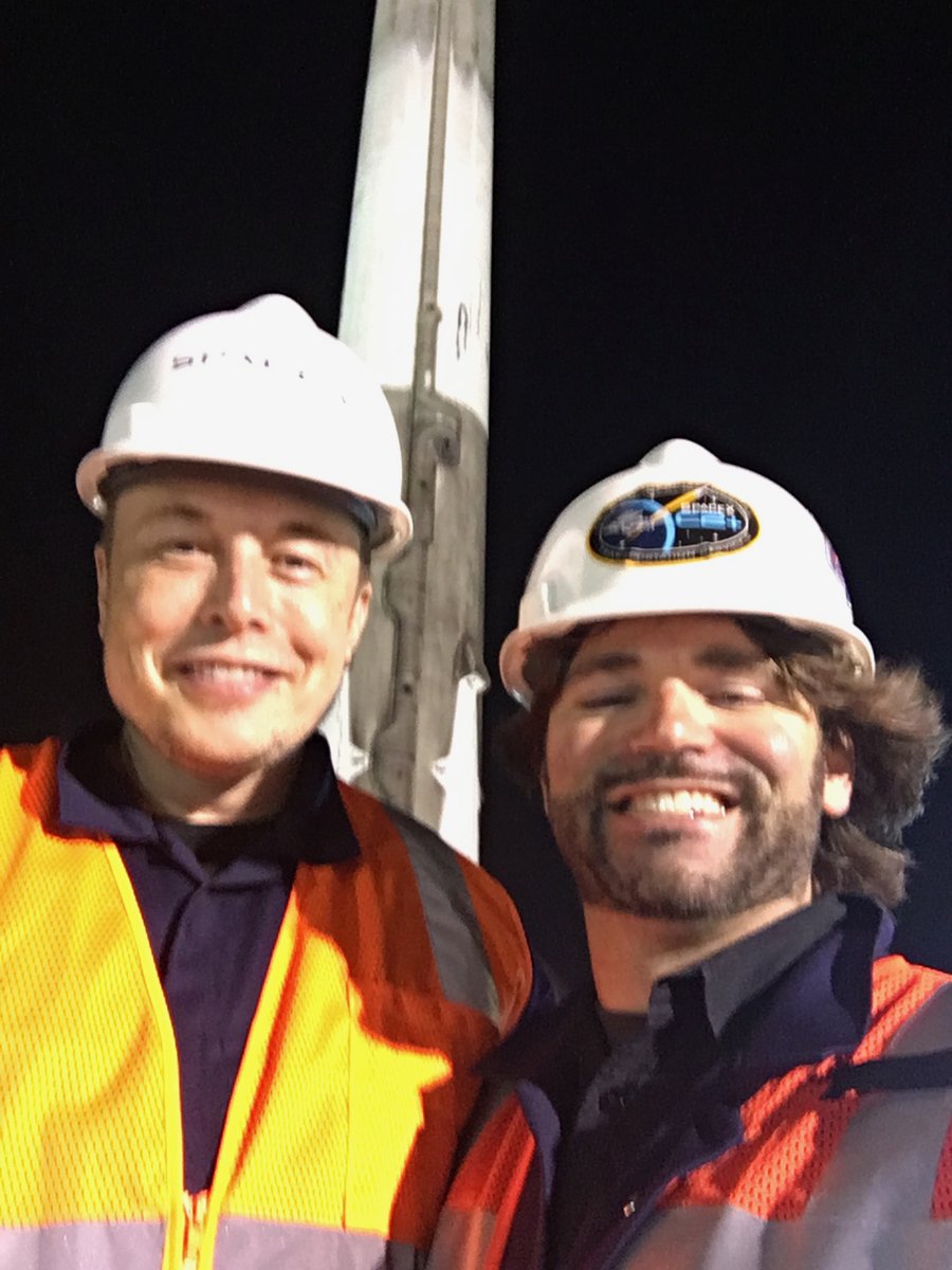 SpaceXTrip's tweet photo. An unforgettable day with an incredible team. It doesn't get better than this! #thefalconhaslanded