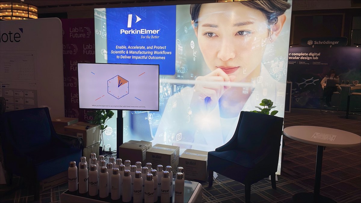 PerkinElmer's tweet image. We&apos;re having a great time at @LaboftheFuture in Boston! Our #OneSourceSolutions team is exploring innovative and technology solutions that streamline and accelerate possibilities for the lab of the future. Stop by booth 21! bit.ly/3uXqniN