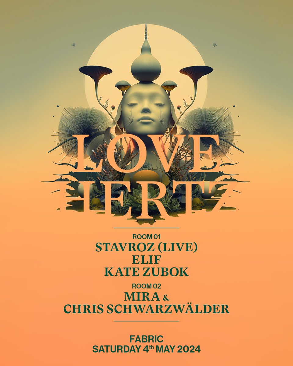 On the 4th of May Love Hertz is back at fabric. Returning to provide another flawless live band set are Love Hertz regulars Stavroz. Joining Stavroz in Room 1 are Elif & Kate Zubok to deliver a night of hypnotic & melodic frequencies from open till close. Good friends Mira &…