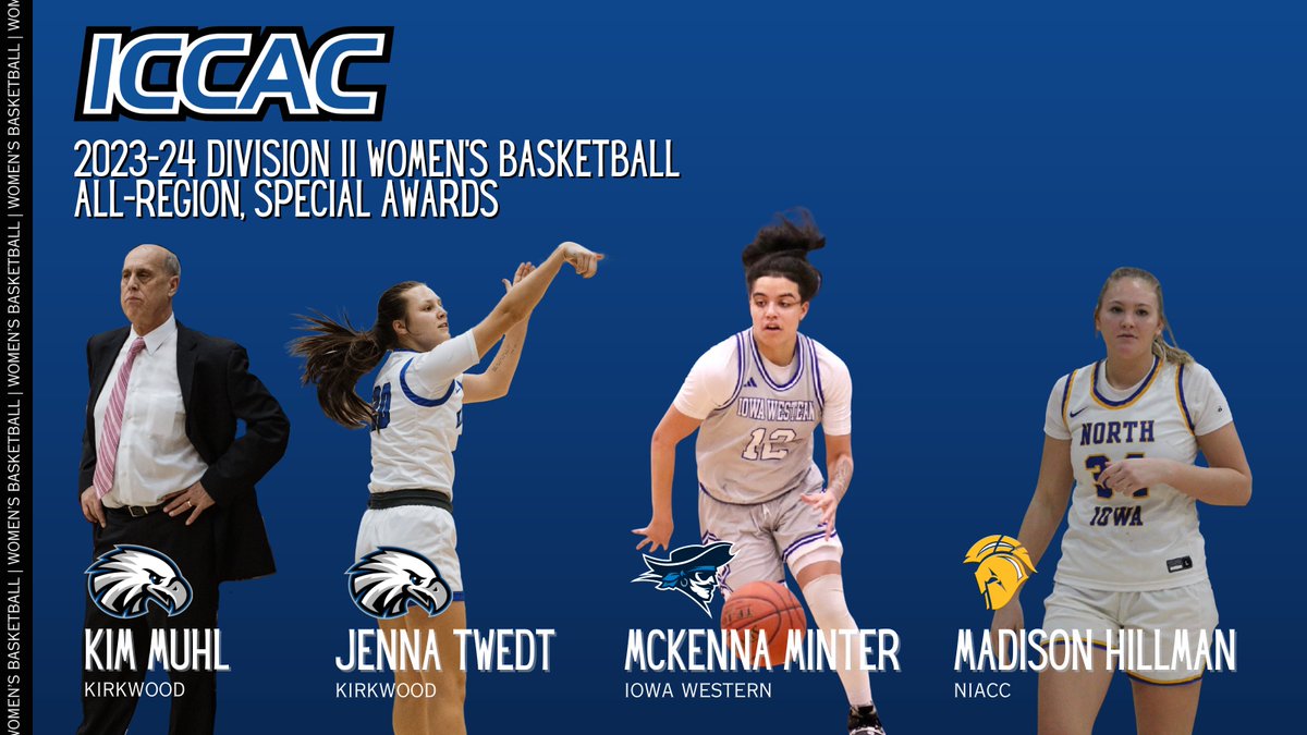 WBB 🏀
2⃣0⃣2⃣4⃣ALL-REGION🏅

ICCAC Women's Basketball announced their All-Region teams and special awards on Monday. 3⃣0⃣ players took home various recognition from a conference that earned two automatic bids to the NJCAA Tournament.

🔗bit.ly/3VerYLD
#NJCAABasketball🏀