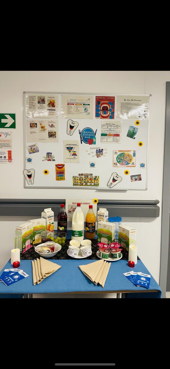 Today is the start of #NutritionandHydrationWeek which aims to raise awareness around the importance of eating and drinking well, here on Jubilee we have a week of fun events planned. 

#NHW2024 #NutritionAndHydrationWeek
