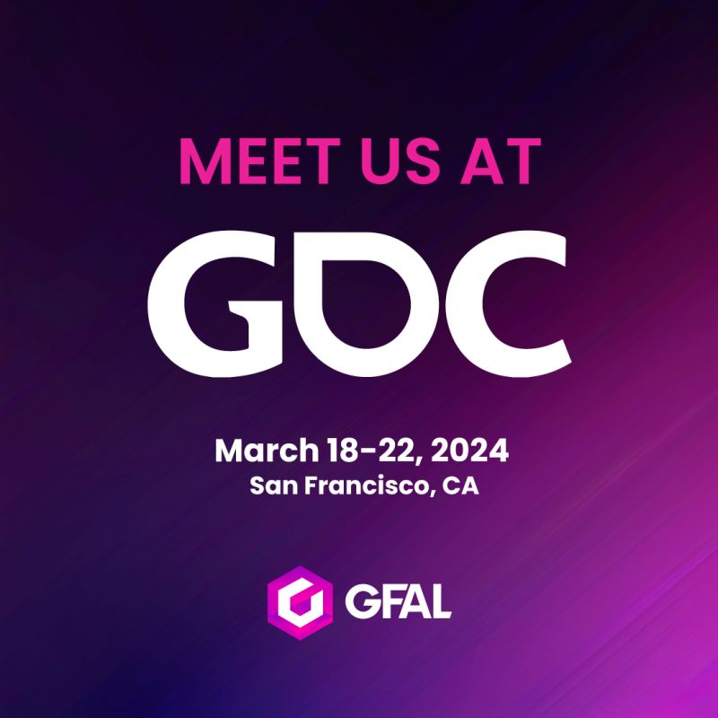 Check out GFAL at GDC! They’re bringing impressive new energy and innovation to the industry. #GFAL