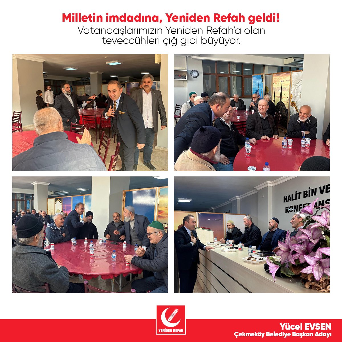 yucelevsentr's tweet photo. Vatandaşlarımızın Yeniden Refah’a olan teveccühleri çığ gibi büyüyor.

Milletin imdadına, Yeniden Refah geldi!

#YenidenRefah #FatihErbakan #YücelEvsen #Çekmeköy #İstanbul https://t.co/PEudYnC1uM