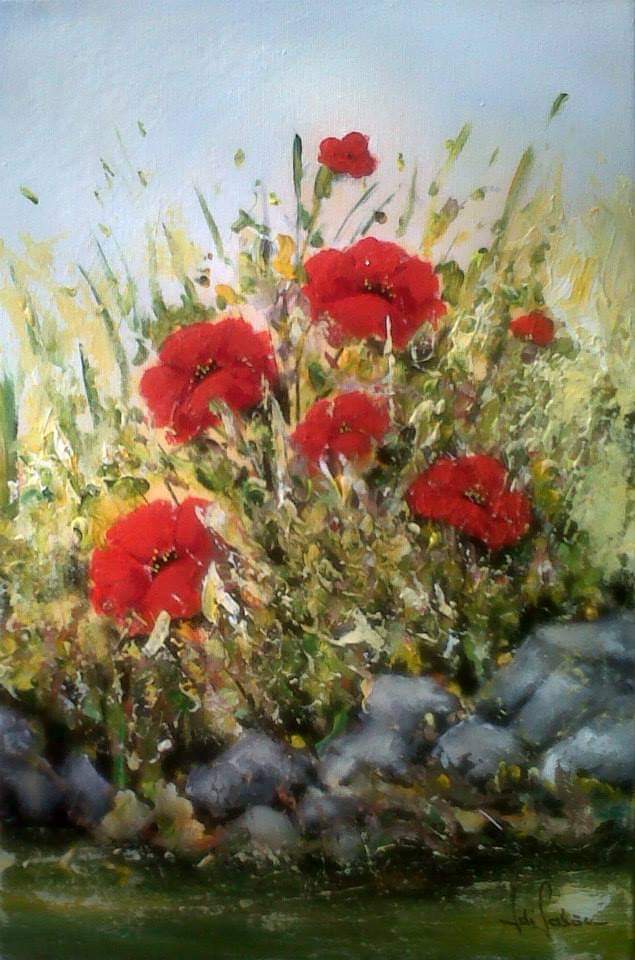 ASabau14095's tweet photo. "Seven brothers" Painting on canvas, a/c, 40 x 50 cm. #roses https://t.co/Kw2EhblTmw