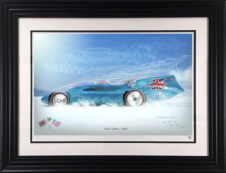 In honour of Donald Campbell and Bluebird ❤️ Artwork by JJ Adam’s @Generation_Art <a href="/WISHBONE_ART/">Wishbone Publishing</a> #JJAdams #BluebirdK7 #Coniston #DonaldCampbell ❤️❤️❤️
