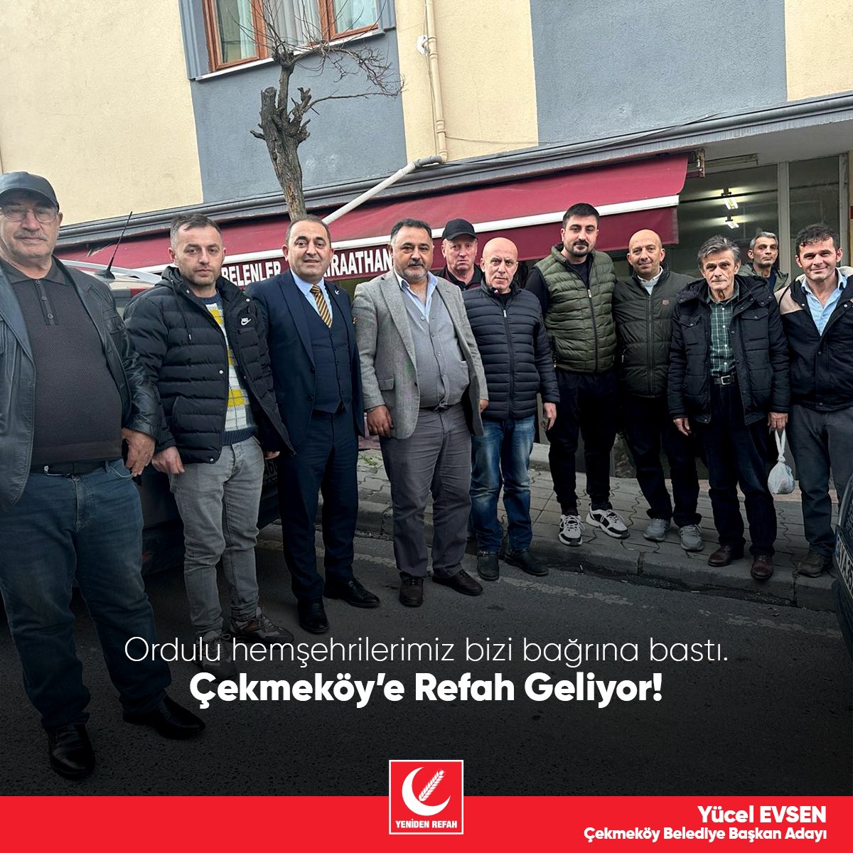 yucelevsentr's tweet photo. Ordulu hemşehrilerimiz bizi bağrına bastı.

Çekmeköy’e Refah Geliyor!

#YenidenRefah #FatihErbakan #YücelEvsen #Çekmeköy #İstanbul https://t.co/M26IJSjqeL