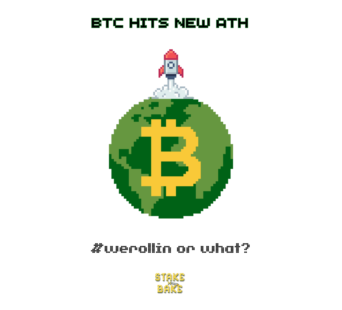 #werollin or what? 💥

as #Bitcoin breaks its ATH, chads will tell you it's time to touch grass. 

we say - its prime time to light up some grass. hit a doob, and admire the view (read: the gains). 

and keep some ready for when you play our beta. 

launch imminent.

#touchgrass