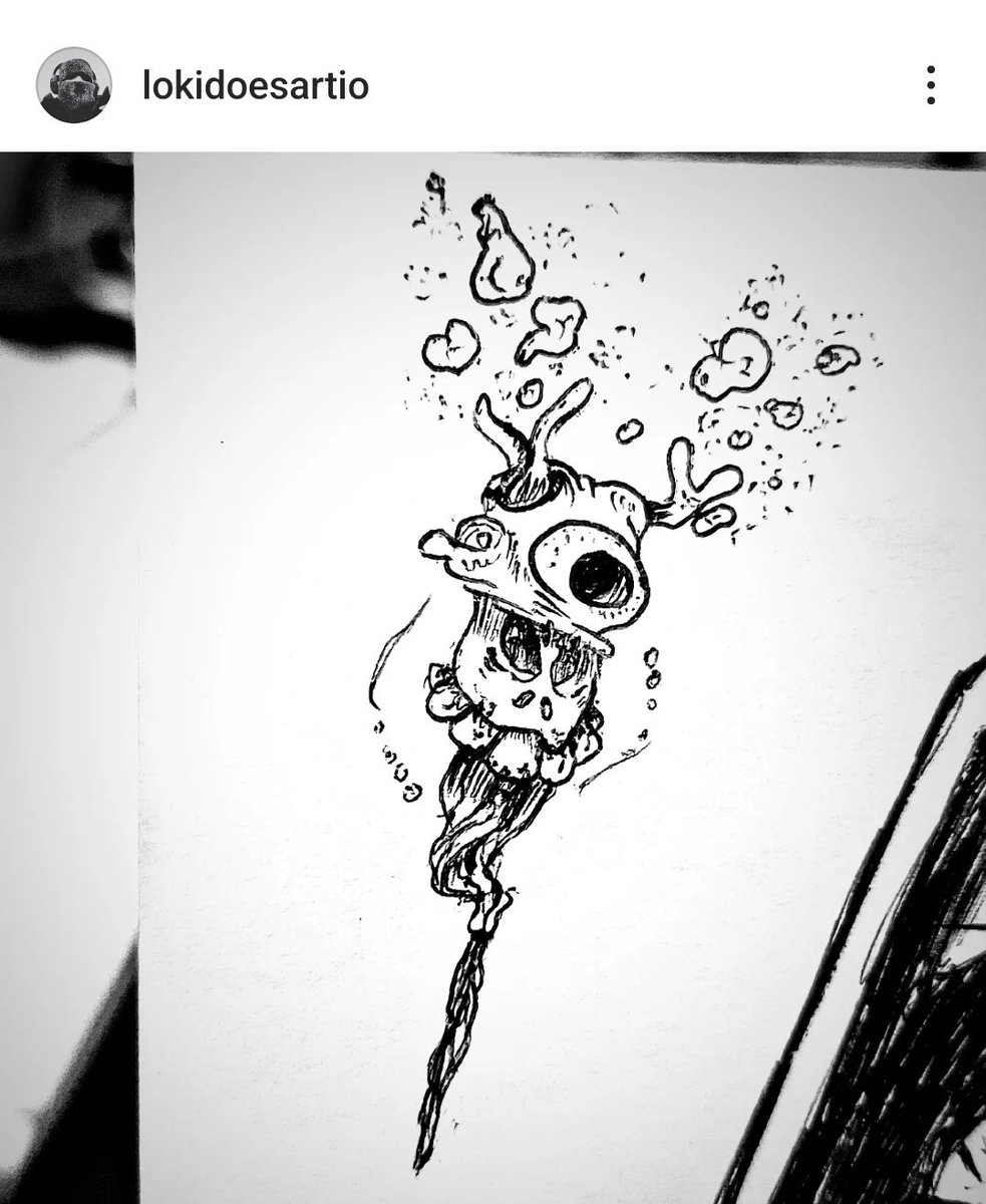 LokiDoesArt's tweet photo. Staff of sorts. Maybe, it's a way to make life thrive in the barren, maybe it might turn someone into a pot.

#drawing #doodle #lineart #penart #ballpointpenart #blackandwhitedrawing #calgaryartist #yycartist #yycarts #calgaryarts #artistsontwitter https://t.co/AjcFvIZu0R