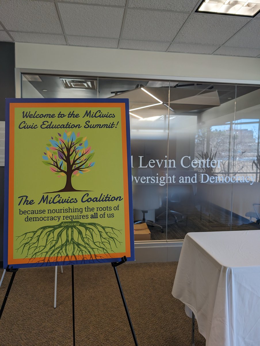 Levin Center for Oversight and Democracy (@levin_center) on Twitter photo Welcome, #teachers! The <a href="/Levin_Center/">Levin Center for Oversight and Democracy</a> is thrilled to partner with #MiCivics Coalition to host the MiCivics Civic Education Summit at <a href="/_WayneLaw/">Wayne Law</a>. A great opportunity to connect and explore such an important topic: "Cultivating Civic Champions: Advancing Civic Curiosity & Joy." Welcome, #teachers! The <a href="/Levin_Center/">Levin Center for Oversight and Democracy</a> is thrilled to partner with #MiCivics Coalition to host the MiCivics Civic Education Summit at <a href="/_WayneLaw/">Wayne Law</a>. A great opportunity to connect and explore such an important topic: "Cultivating Civic Champions: Advancing Civic Curiosity & Joy."
