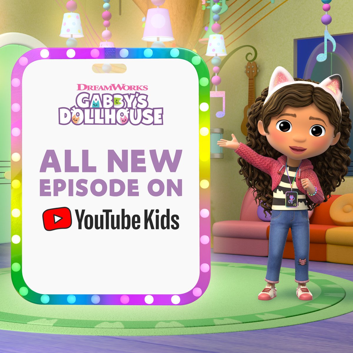 Are you ready for a cat-tabulous surprise? 🙀 An all new episode of #GabbysDollhouse is streaming RIGHT NOW on Youtube Kids and catch an all-new season of Gabby's Dollhouse on March 25 on Netflix ✨ youtu.be/UVUX5L85A4Y ✨