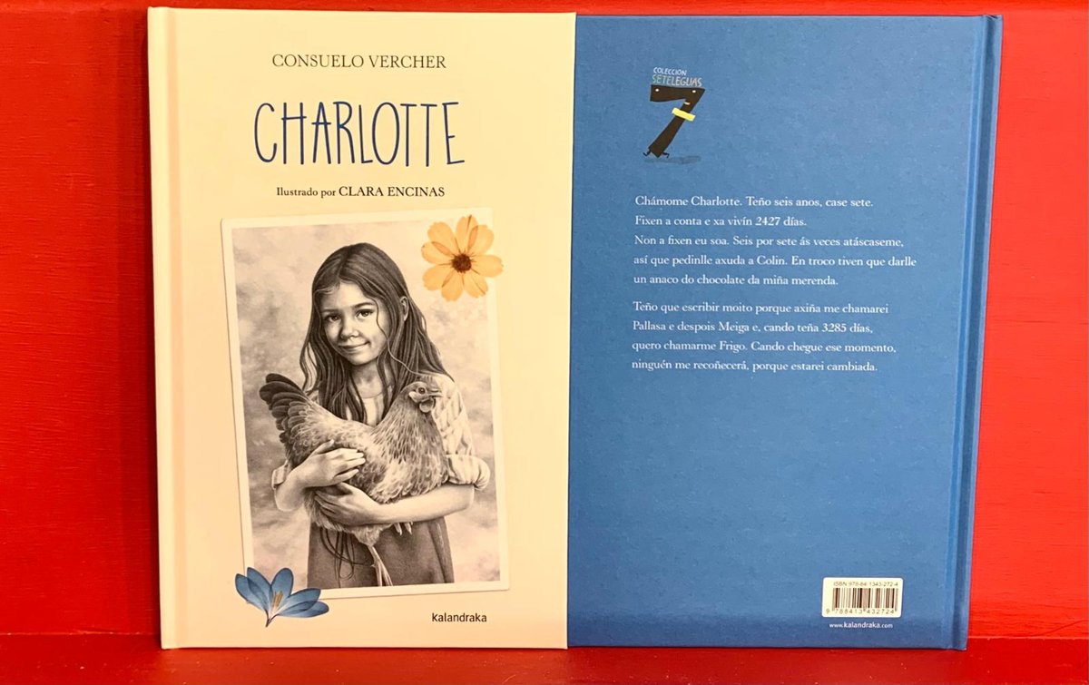 Consuelo Vercher e Clara Encinas son as autoras desta elegante e doce obra publicada por Kalandraka. 'Charlotte' lévanos a un mundo infantil realista e ao mesmo tempo máxico que non te vai deixar indiferente