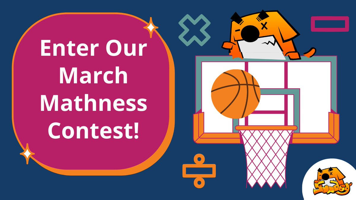 sumdog's tweet image. US schools, get ready for our March Mathness contest! 🇺🇸🏀➗

Starting Friday 22nd, your students can compete against classes across the country to win our exclusive March Mathness trophy! 🏆🎉

Enter your class now ➡️: bit.ly/49YNE2M

#USContests #MathContest #MathGames