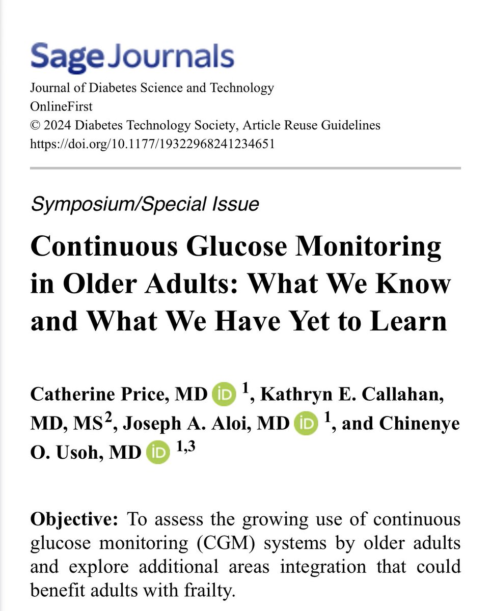 Hot of the press journals.sagepub.com/doi/epub/10.11… @AtriumHealthWFB @wakeforestmed @WakeGeriatrics