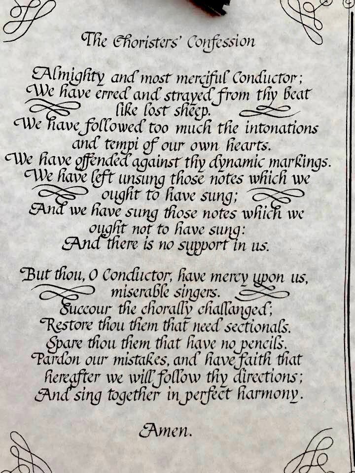 robemery's tweet photo. The Choristers' Confession - for anyone who has ever been in a choir, this is hilarious!
.
.
.
.
.
#musiceducation #musicteacher #musiced #musiclearningtheory #singtokids #musicandcreativity #creativity #ClassicalMusicIsNotBoring #classicalmusic #RDCE #choristersconfession https://t.co/mHYJnSA77s