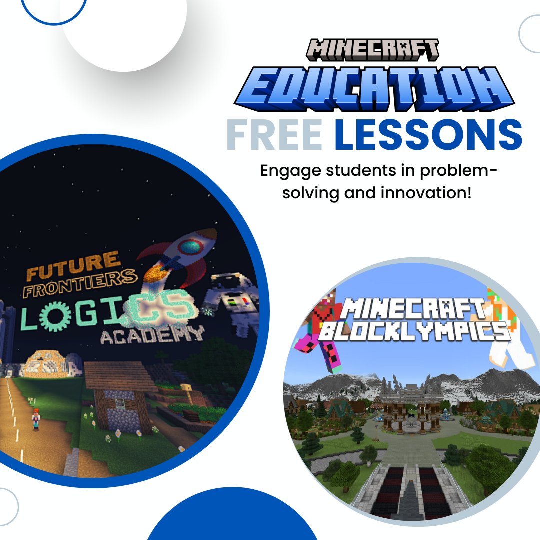 Unlock a universe of learning! Engage students in problem-solving and innovation with Minecraft Education Lessons! Get started today: education.minecraft.net/fr-ca/user/log… #MinecraftEducation #STEMEducation @playcraftlearn