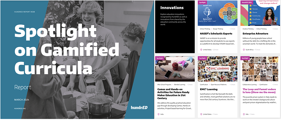 Exciting news from @HundrEDorg! #EMC2Learning is honored to be included in this all-star Spotlight on Gamified Curricula. Just one of 12 honorees selected from an international pool of close to 200 innovations from around the world! Full story here at emc2learning.com/emc%c2%b2-lear…
