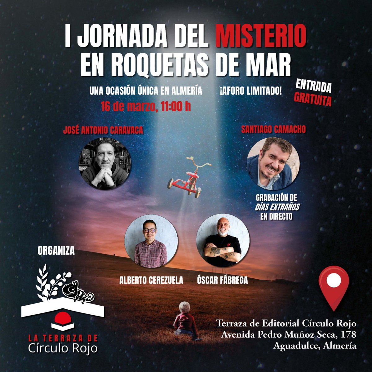 Este sábado voy a tener el placer de encontrarme con un montón de amigos en Almería. Estoy deseando 🙂