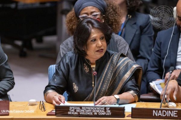 #Happeningnow: #UNSC briefing by SRSG Pramila Patten on the situation in the #MiddleEast incl. the #Palestinian question LIVE 📽️ webtv.un.org/en/schedule @JapanMissionUN @endrapeinwar