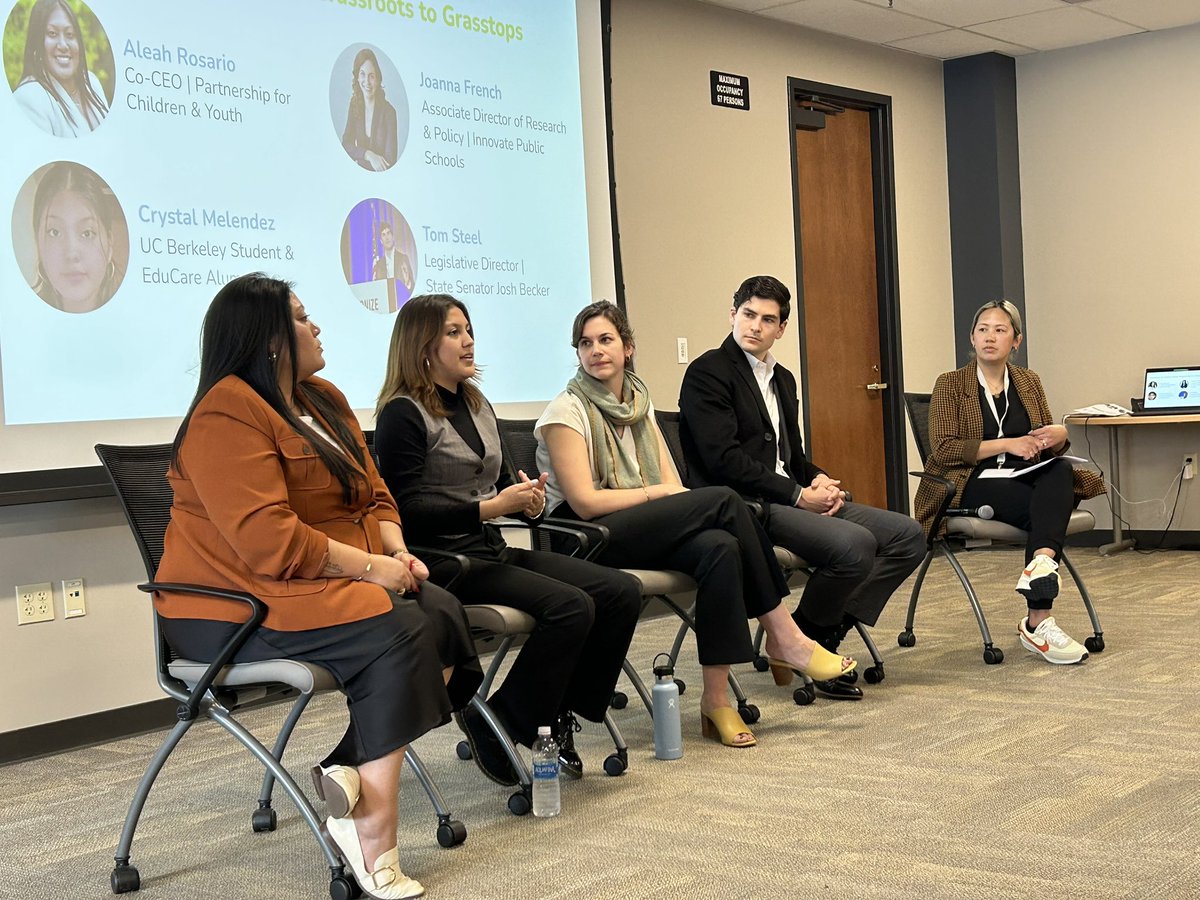 Advocacy panel inspiring young people at the CA Afterschool &amp; Summer Challenge getting ready to make their voices heard tomorrow! #CAAfterschoolWorks