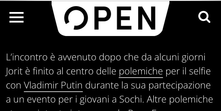 a_libutti's tweet photo. Ragioniamo:
1. Le dichiarazioni del Papa erano di un mese fa ma sono uscite adesso, dopo la foto tra Jorit e Putin.
2. #Jorit pubblica una vecchia foto che mostra un quadro che ha donato al Papa e lascia intendere che sia stato ricevuto subito dopo la sua visita a Putin.
3. #La7 e #Open riportano senza alcuna verifica il post di Jorit.
La narrativa è molto chiara, servirsi di 2 testimonial influenti per rafforzare la narrativa di Putin: dell’uomo amato e dell’Ucraina sconfitta.
Far credere inoltre che sia Jorit che il Papa siano solidali e che il Papa abbia invitato Jorit proprio in onore della sua visita a Putin.
Tutto falso ma l’intera uscita delle notizie è stata creata ad arte, perché - fatta eccezione per il viaggio a Sochi di Jorit - tutte le altre notizie sono vecchie. Invece si è scelto di renderle pubbliche adesso e di far sì che insieme costituissero un mosaico narrativo di “percezione”.
Lo scoprire poi che si tratta di un falso non solo non altera la percezione iniziale (qualcuno continuerà a crederlo vero) ma determina confusione nella comunicazione (che poi è alla base della guerra ibrida di Mosca).
Questa è stata un’operazione mediatica costruita ad arte di cui i media italiani si sono resi complici - al meglio per incompetenza, al peggio per compiacenza.
