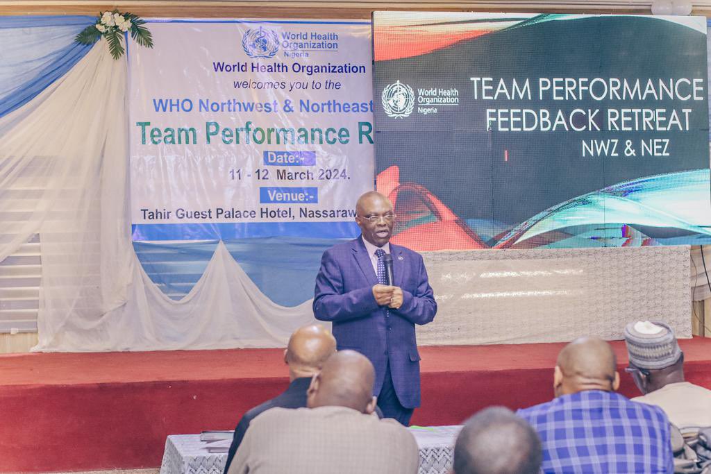 WMulombo's tweet photo. Strategic stop over today in Kano as I join North East Zone, North West Zone and North East Nigeria Humanitarian Emergency Hub colleagues for the much awaited Team Performance Feedback Accelerator Workshop. We are all committed to transformation @WHONigeria https://t.co/lPTbkkwYO2