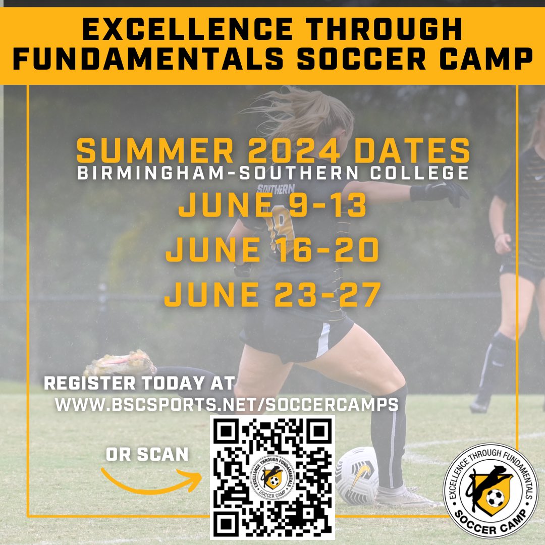 bscwsoccer's tweet photo. Registration for our Summer camp is now open 🙌

Sign up with the link below👇 before April 1 to get the early bird discount 👏

Residential and commuter options available ⚽️

https://t.co/PHTGkthKLu

#YeahPanthers🐾💛 https://t.co/Xzix5NNeBo