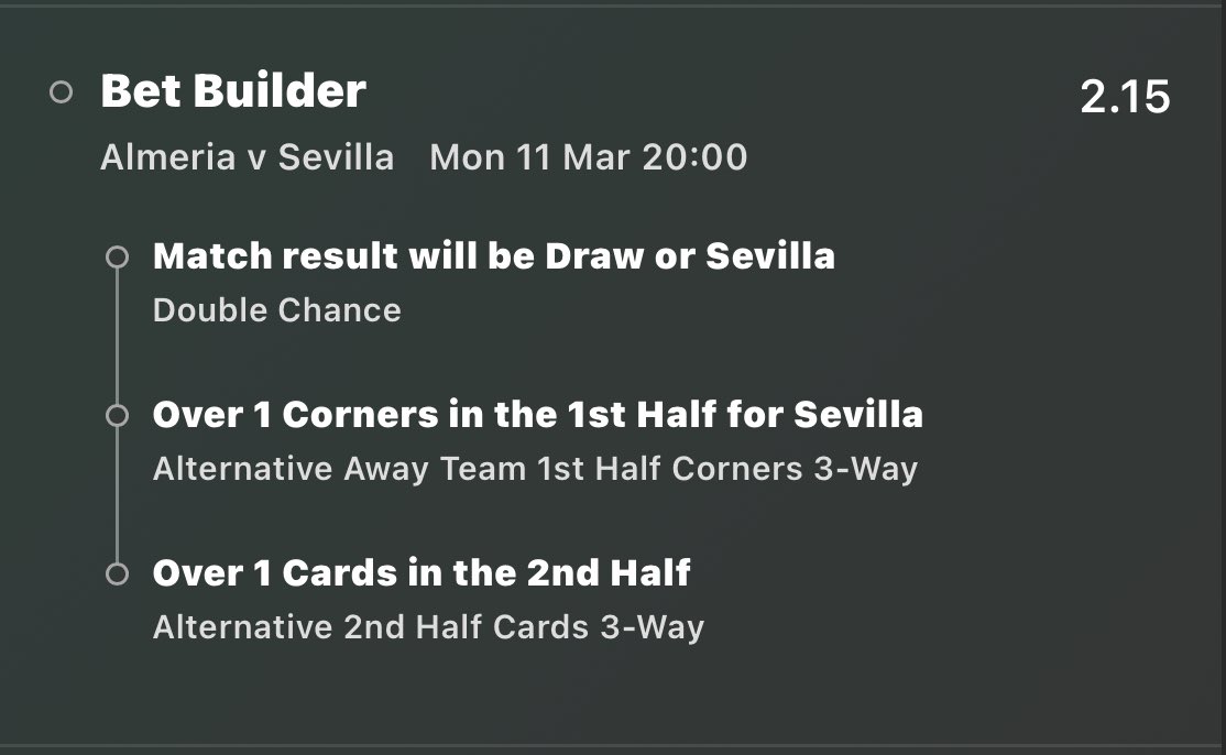 FootballVTips's tweet image. ⚽️ Almeria v Sevilla
⏰ 20:00
💰2.15 odds
