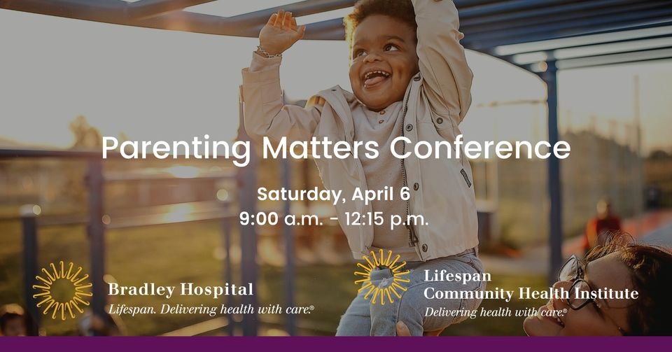 At Bradley Hospital’s Parenting Matters conference, parents, caregivers, and professionals can benefit from the wisdom of top child development and behavior professionals. Register today! lifespan.org/centers-servic…