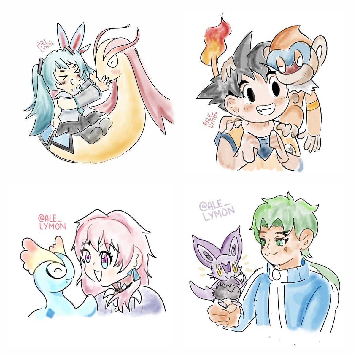 Dibujare alguno Vtubers con su pokemon💚

Dejen su like / RT y comenten su pokemon favorito para ver si salen elegidos (serán solo bocetos como estos  a modo de práctica ) #Vtuber #VtuberES #streamer