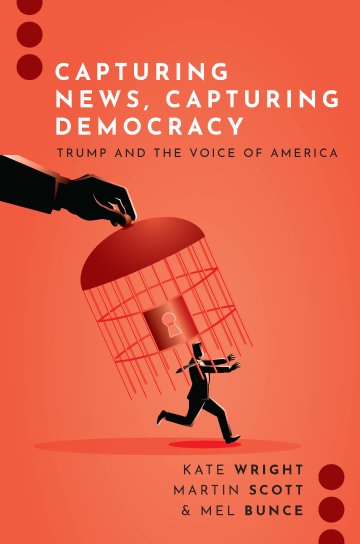 You won't want to miss this book talk w/ Kate Wright @newsprof1 on 4/11. Rare interviews and declassified docs from Trump's (& Michael Pack's) @USAGMgov abuse of power & mismanagement 2020-2021. Pack is back w/ 2024 visions. @MediaatRisk1 cosponsoring tinyurl.com/yeyudcuh