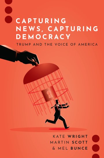 MIC_Center's tweet photo. You won't want to miss this book talk w/ Kate Wright @newsprof1 on 4/11. Rare interviews and declassified docs from Trump's (&amp; Michael Pack's) @USAGMgov abuse of power &amp; mismanagement 2020-2021. Pack is back w/ 2024 visions.
@MediaatRisk1 cosponsoring
https://t.co/sEMf94zpZu https://t.co/eLo1oQqwxh