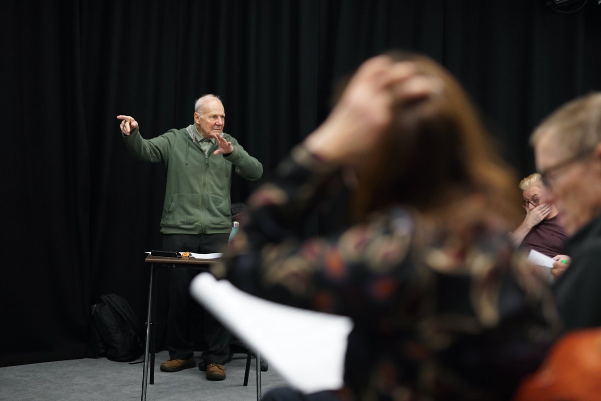 David Gooderson conducting the room here for our Radio Theatre Company. Next Theatre Company course starts: Time: 13:30 - 16:30 Dates: 29 May 2024 - 26 June 2024