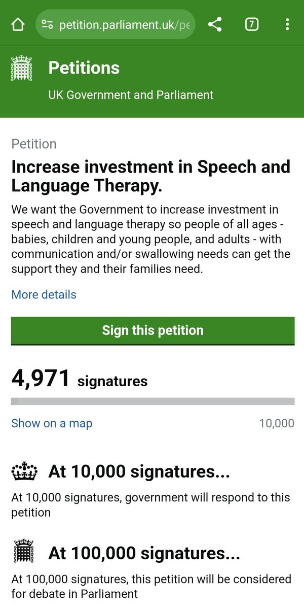 Gillian Rudd (@gillianrudd) on Twitter photo Only 30 signatures now to get us to 5,000 - half way to a Government response. 🎉
If you haven't already, would you please sign and share <a href="/MikeysWish_VDA/">Mikey's Wish Foundation</a> #InvestInSLT petition? If you have signed, can you ask a family member, friend or work colleague to do the same? ✍🏿✍️✍🏼 Only 30 signatures now to get us to 5,000 - half way to a Government response. 🎉
If you haven't already, would you please sign and share <a href="/MikeysWish_VDA/">Mikey's Wish Foundation</a> #InvestInSLT petition? If you have signed, can you ask a family member, friend or work colleague to do the same? ✍🏿✍️✍🏼