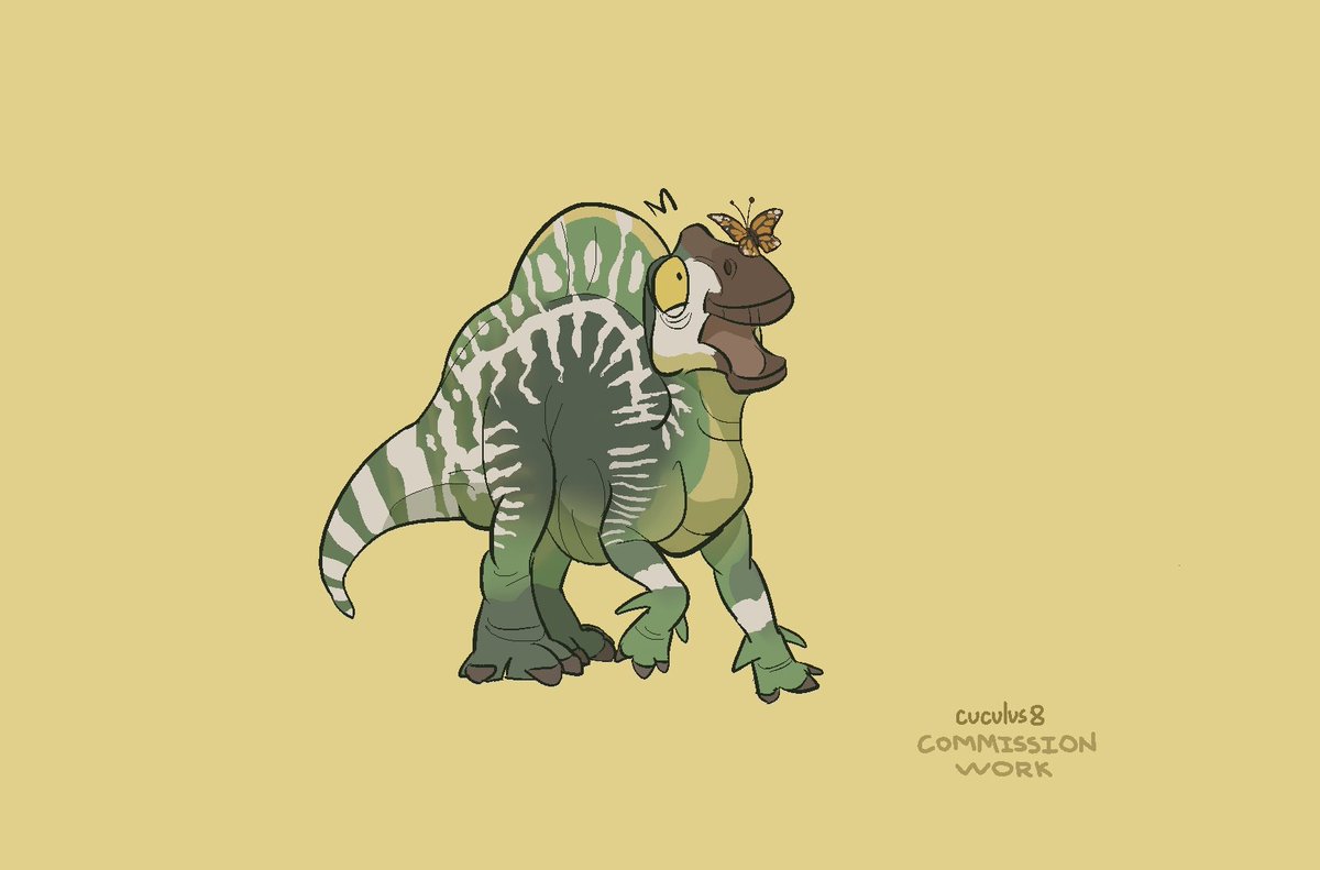 cuculus82's tweet photo. c0mm for JakesDucky
baby ouranosaurus making new friends!

#paleoart #ouranosaurus #hadrosaurus #dinosaurs #art https://t.co/VTmLfCo6GU