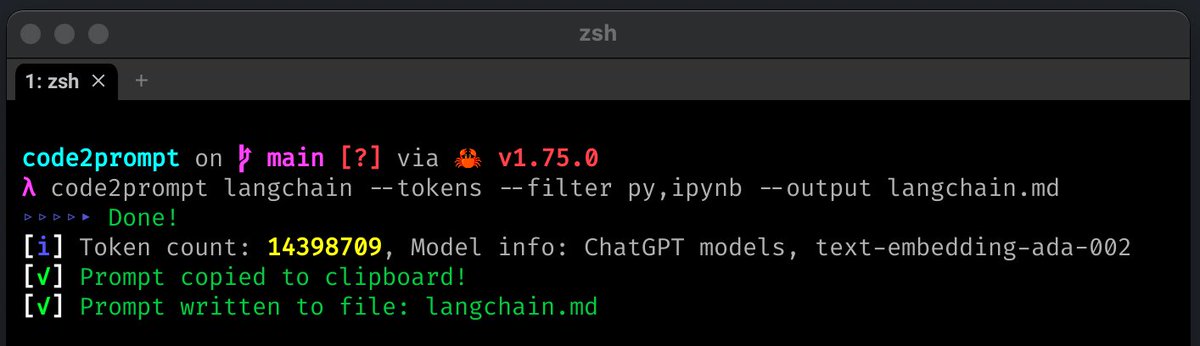 I made code2prompt - A CLI tool to convert your codebase into a single LLM prompt with source tree, prompt templating, and token counting.

I initially created this tool to leverage Claude 3.0's 200K context window, and it has proven extremely useful, so I am now making it