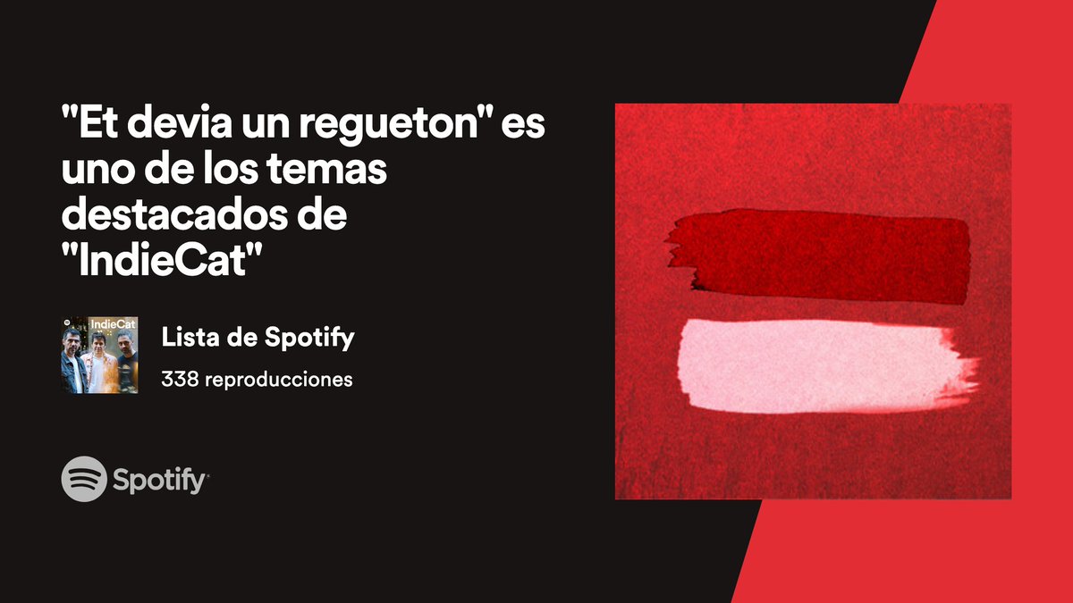 Gràcies a tota la gent bonica que ens esteu donant caliu pel llançament de 'Et devia un regueton'.

Gràcies a @altafonte_spain  per ajudar-nos a fer-la volar alt.

I sobretot gràcies a Àrtur de @LaFumigaBand , perquè sense tu, ni cançó destacada en <a href="/spotifyspain/">Spotify Spain</a> ni hòsties.