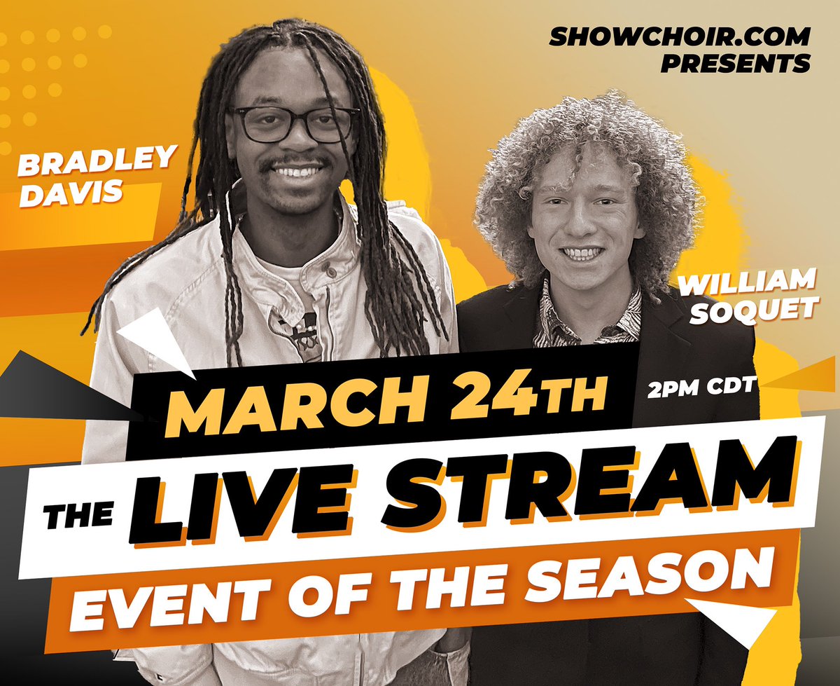 showchoirdotcom's tweet photo. SAVE THE DATE.  https://t.co/58dnCP1vqk is taking a look back at the 2024 season with an all-new, totally unique recap show.  Join podcast gurus Bradley Davis and William Soquet along as they reflect on one incredible year. https://t.co/oSBhra0cDc