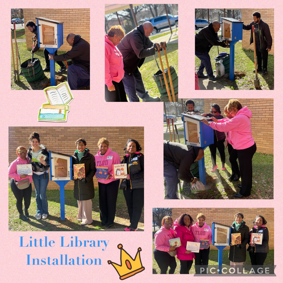 Today, the Little Library from the Top Ladies of Distinction was installed! This project has been in the works for over a year! We are excited about this great way to make sure our students have access to books & build a love for reading. @tlodpgcc @callmeMsWren @SharelleStagg