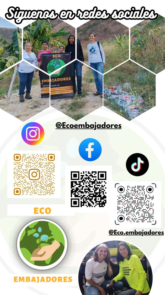 📷 En nuestraos otros perfiles en las diferentes plataformas digitales, puedes conectar con la naturaleza, apoyar nuestro contenido y sumarte a iniciativas interesantes por el cuidado del planeta, nos consigues como <a href="/Ecoembajadores/">Ecoembajadores</a> 🏞️

#Aragua #RedesSociales #Ambiental