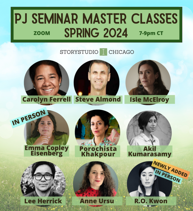 They're more luminous than last night's Oscar hopefuls! They're smarter than a pack of neurosurgeons! They're a lot more eloquent than anyone currently in congress! They're... this spring's PJ Seminar instructors for @StoryStudio! Single session deep dives, online and in person.