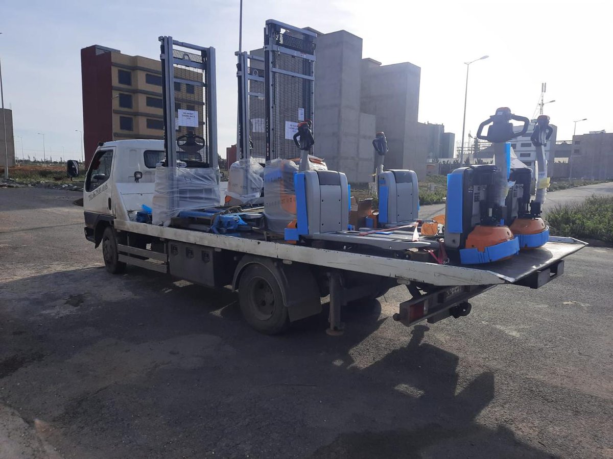 MarocStill's tweet photo. Direction pour #STILL au sud du Maroc à Laayoune 🇲🇦

⚡3 Gerbeurs électriques et 4 transpalettes électriques Lithium ���

Du nord au sud, de l'est à l'ouest 
contactez-nous 👇🏻
https://t.co/nZjoLkXWqk https://t.co/Xy22cWXVvv