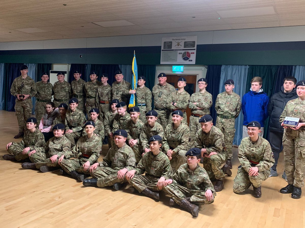 stu130379's tweet photo. Thank you to Col Smith Corps Col Res R SIGNALS for visiting Darlington Churchill Cadet detachment this evening. A very proud night for all the cadets to win the best Signals Detachment.  #DurhamACF #RoyalSignals #ArmyCadetsUK https://t.co/OD3Rw63g8S