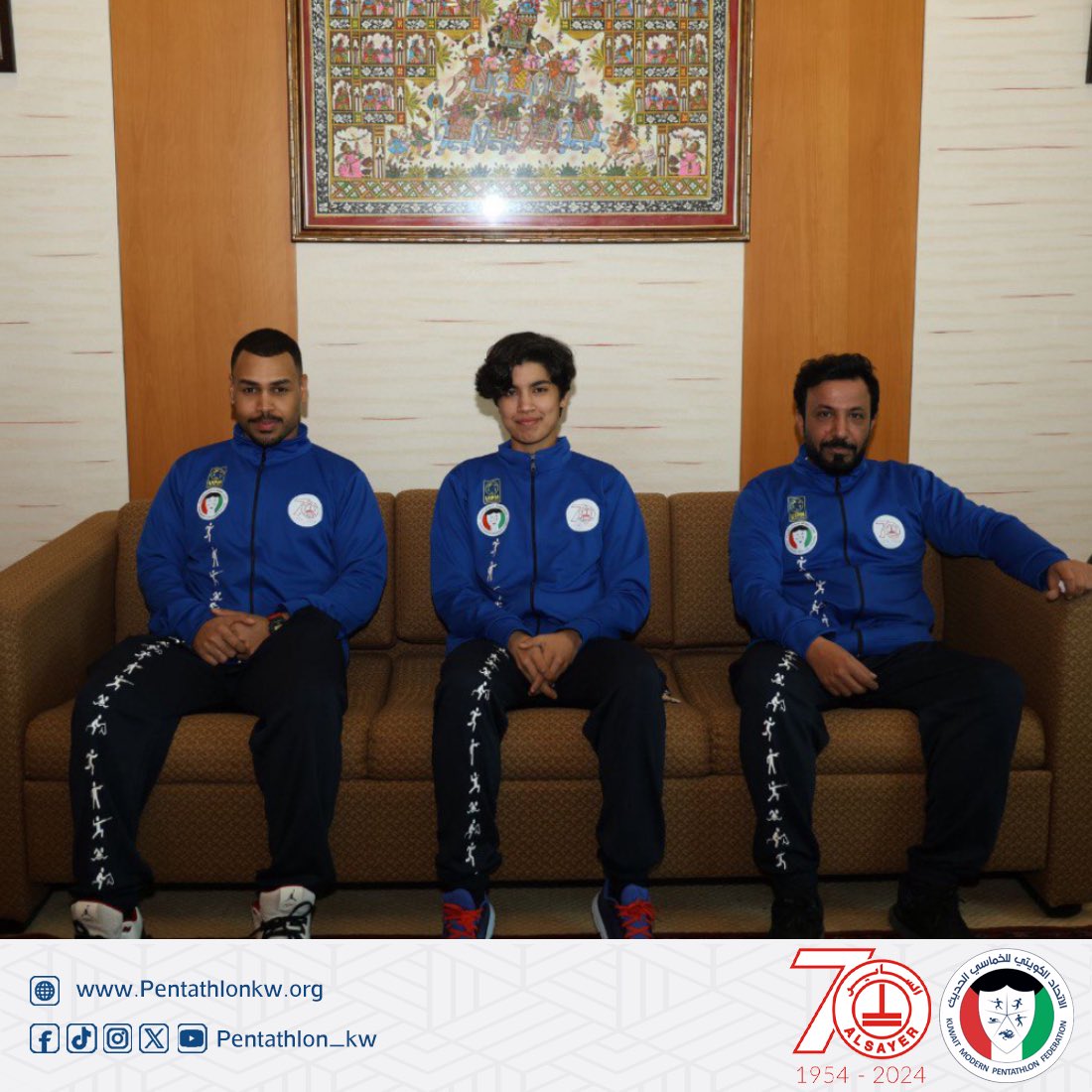 مقتطفات من لقاء منتخب الكويت للخماسي الحديث مع ممثلي مجموعة الساير القابضة في مقر الراعي الرسمي للمنتخب الوطني #شركة_الساير_القابضة 🇰🇼
@alsayerholding