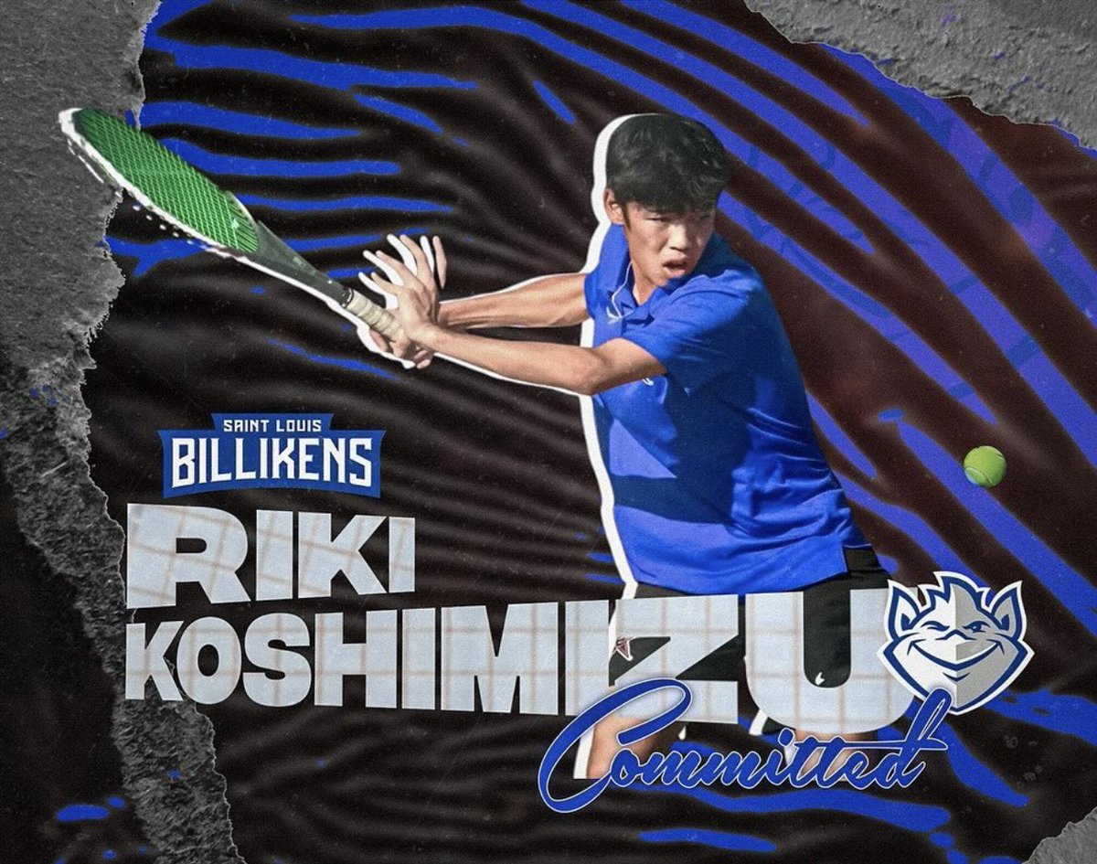 We are very excited to announce Riki Koshimizu’s commitment to play D1 Tennis at Saint Louis University! 🎾📈 #CFND