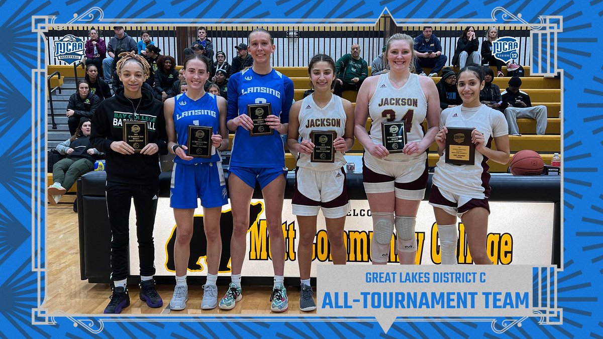 JacksonCollege's tweet photo. More excitement after Saturday’s big win by the Jets women’s basketball CHAMPS! 
- Congratulations to Michelle McGee, tournament MVP. McGee, Kaylona Butler and Zoandria Bamm were named to the All-Tournament team. 
- Also scoring in double digits, Trinity Brown and Maya Pierce. https://t.co/KbVpt5HFgc