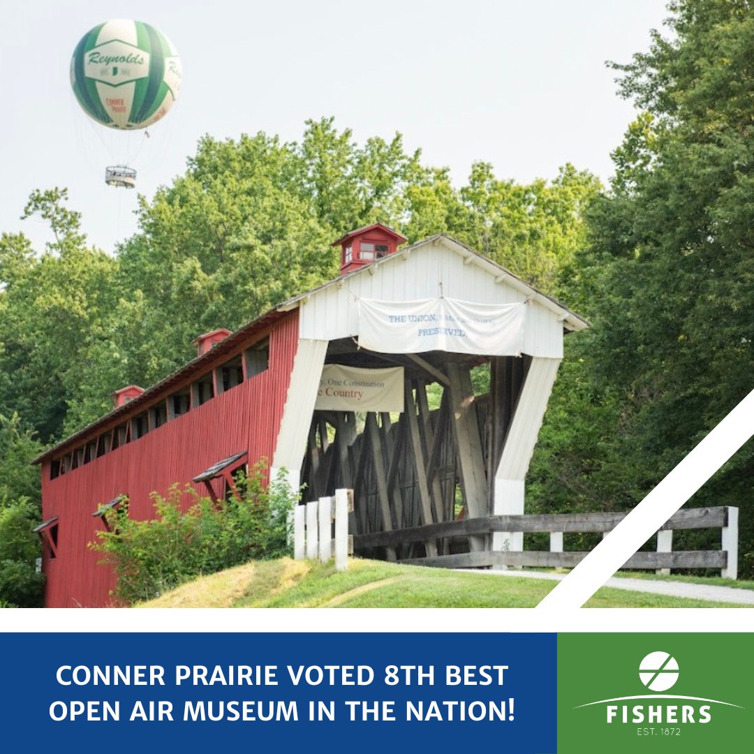 FishersEconDev's tweet image. Congratulations to @ConnerPrairie on being named among the best open air museums in the nation according to a @USAToday poll. We are proud to have Indiana's 1st Smithsonian affiliate museum located right here in @FishersIN! 

#MaketheSmartMove #ConnerPrairie #Openairmuseum