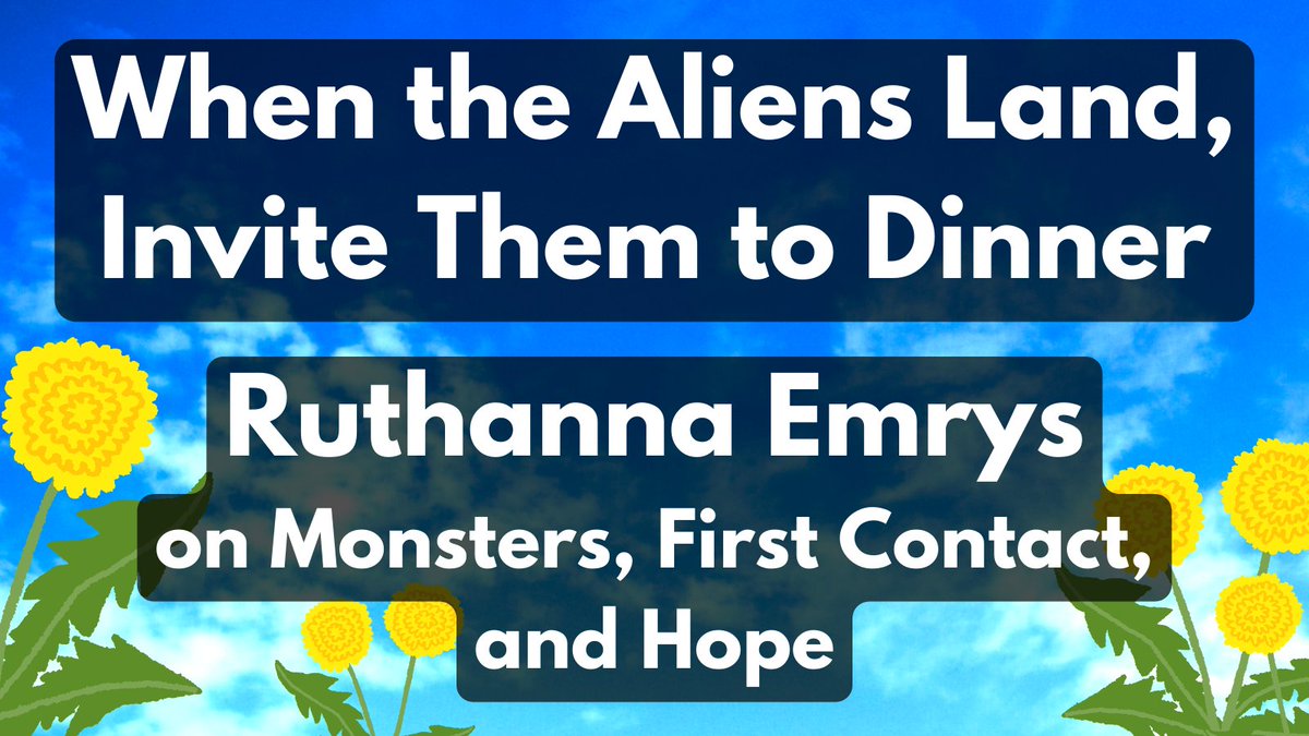 What happens when aliens land in the middle of your hopeful, solarpunk future? @R_Emrys talks first contact stories, sympathetic monsters, SF, and the weird fiction/hopepunk world of her latest novel, A Half Built Garden! Listen now wherever the podcasts find you.